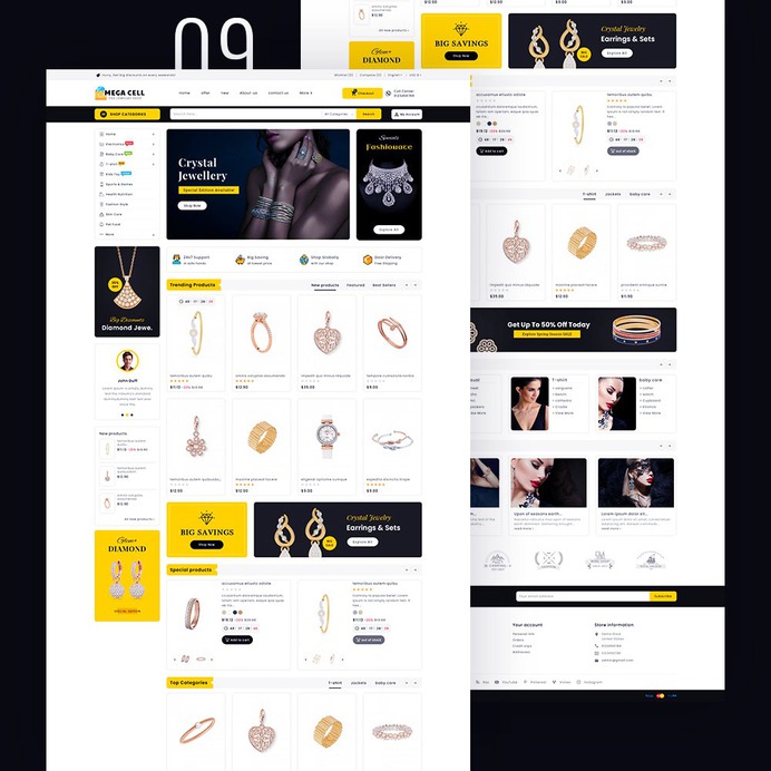 Mega Cell - Super Market Shop - Prestashop Responsive Theme | TemplateTrip