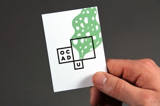 bruce mau design: new OCAD identity #stationary #of #ontario #design #college #bruce #art #and #mau