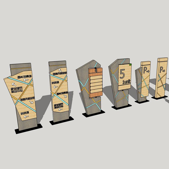 Wayfinding | Signage | Sign | Design | 石质导视标示牌