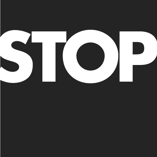 stop-urgent.jpg 500×500 pixels #type #typography #stop