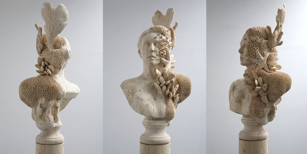 CJWHO ™ (Hand Carved Wood Sculptures by Morgan Herrin ...) #sculpture #herrin #crafts #design #wood #portrait #art #morgan