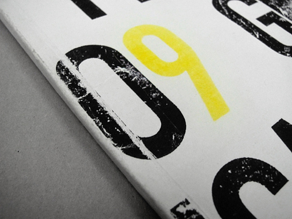 Graphic Production on Behance #nine #photocopy #zero #craft #handmade #number