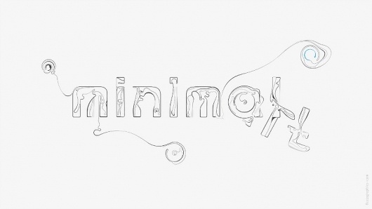Minimal Art - Buzzsgraphics #thin #minimalism #illustration #elegant #minimal #poster #art #typography
