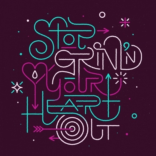 Bump N' Chemistry — Friends of Type #of #design #color #type #friends #typography