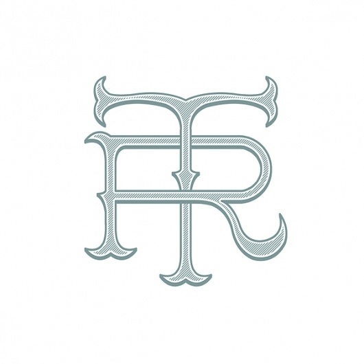 TR logo on the Behance Network #eight #identity #seven #logo #v7p8