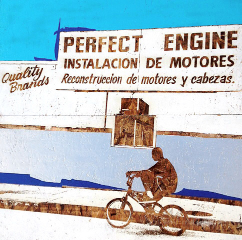 eyeone | seeking heaven #eyeone #seeking #signage #bicycles #art #heaven #mixed #cycling #media #typography