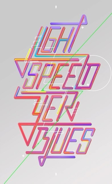 Light Speed Yer blues #letters #lettering #yerthekid #colors #gray #type