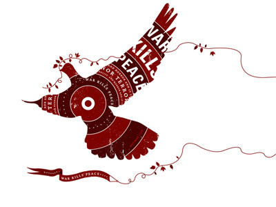 War Kills Peace #war #dove