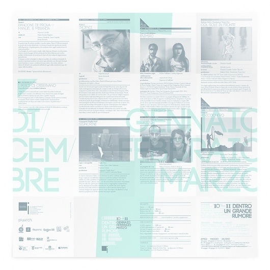 Teatro i 2010/2011 on the Behance Network #print #design #graphic #italy