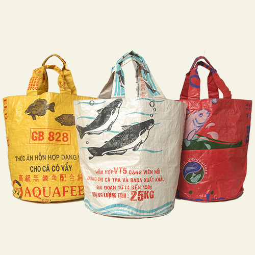 Gecko Traders Recycled XL Koren "Bucket" Bag #bag