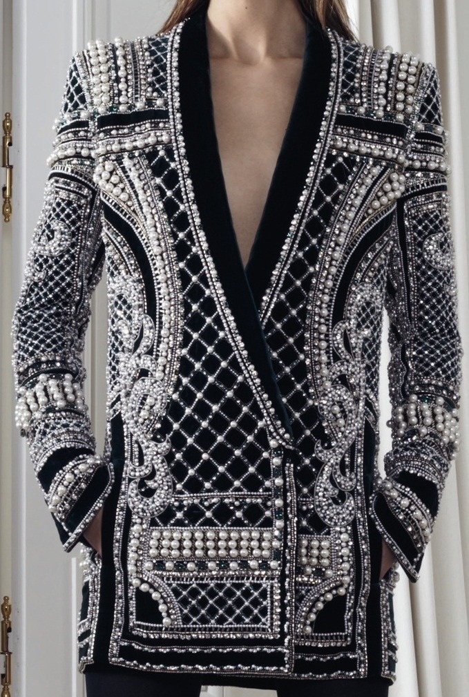 KRISTIANS KOTANS : Photo #beads #textile #balmain