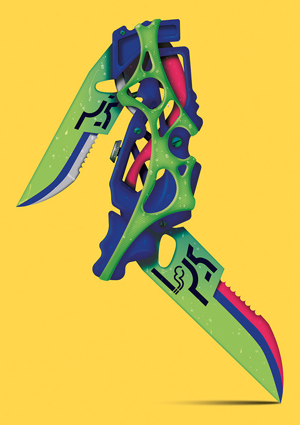 Joe-melhuish-int-3 #illustration #weapon #color #awesome