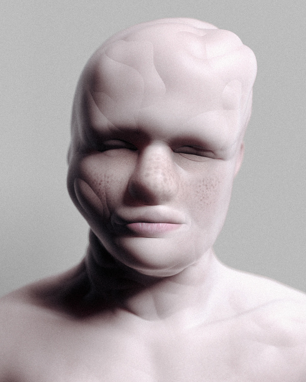 Procedural Portraits - Can Pekdemir / Works #procedure #face #deformed #distortion