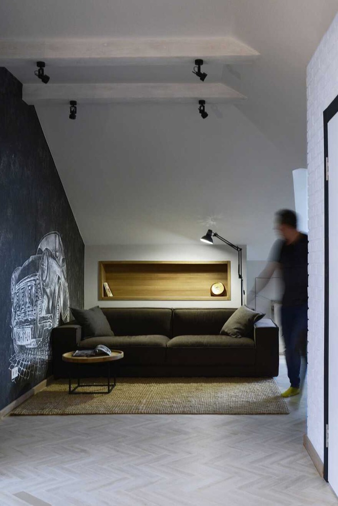 Attic Kazan / Designers Pavel and Svetlana Alekseeva