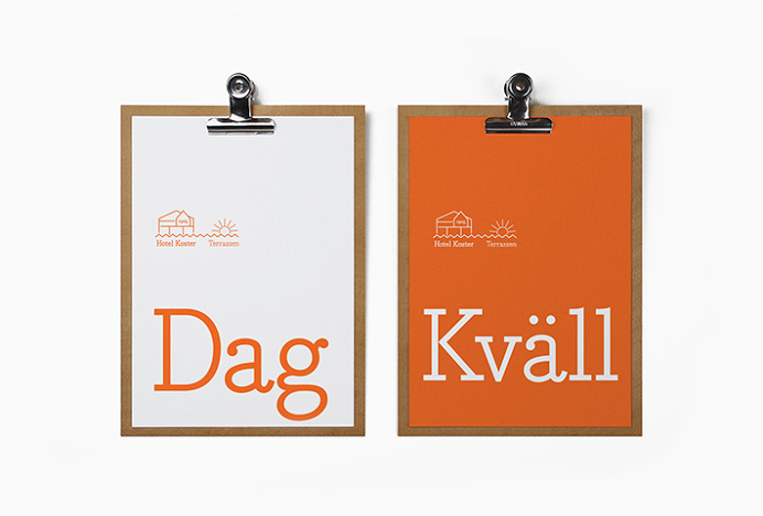 Hotel Koster by Bedow #branding #menu