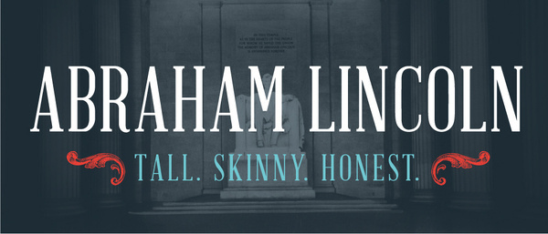 Design Credit: Frances MacLeod #lincoln #font #serif #lostfonts #abraham #typeface #condensed #typo