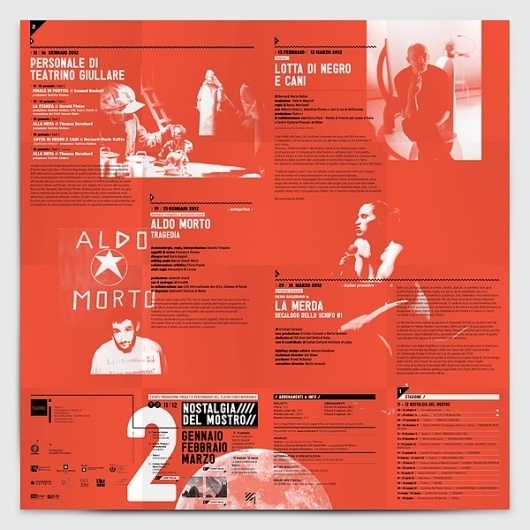 Teatro i 2011/2012 on the Behance Network #print #design #graphic #italy