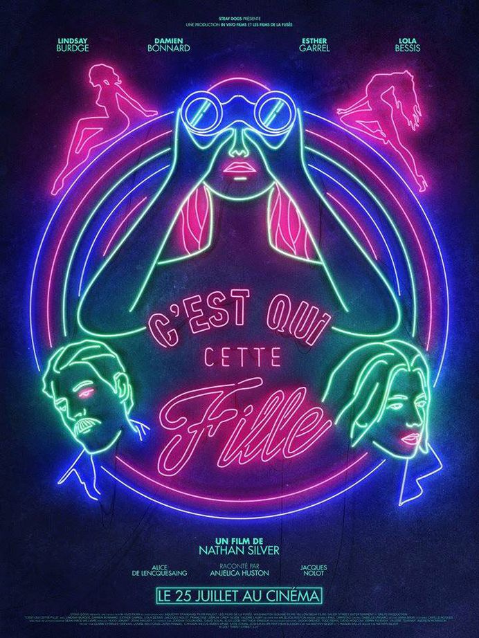 French poster for THIRST STREET aka C’EST QUI CETTE FILLE (Nathan Silver, USA/France, 2017)