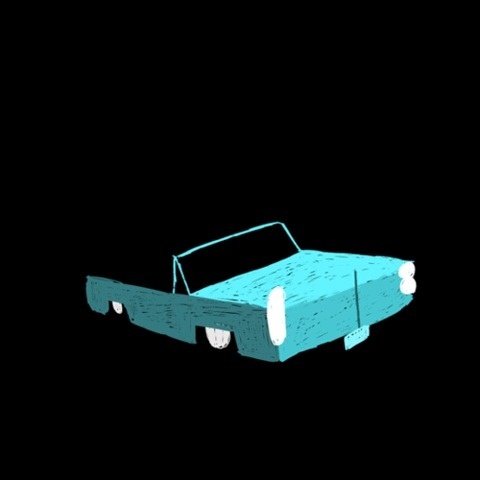 Tom Bunker's Tumblr #animation #night #cartoon #gif #hydraulics #blue #car