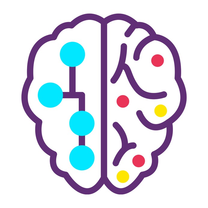 See more icon inspiration related to brain, AI, artificial intelligence, connection, technology, education, electronics, robotics, Science fiction, futuristic and automaton on Flaticon.