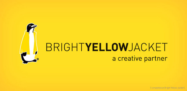 Bright Yellow Jacket #oster #farrow #sean #yellow #design #stephen #brand #logo #penguin