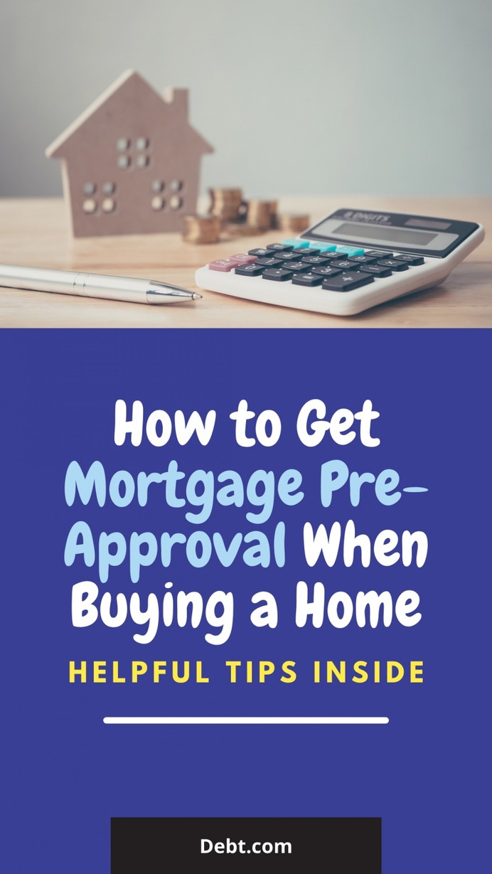 How to Get Preapproved For a Mortgage Infographic