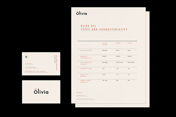 Olivia olive products