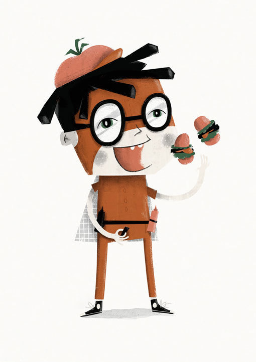 JohnnyKotze_WimpyKids_03 #illustration #character #johnnykotze