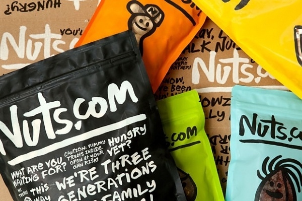 New Work: Nuts.com | New at Pentagram #nuts #branding #packaging #pentagram #typography