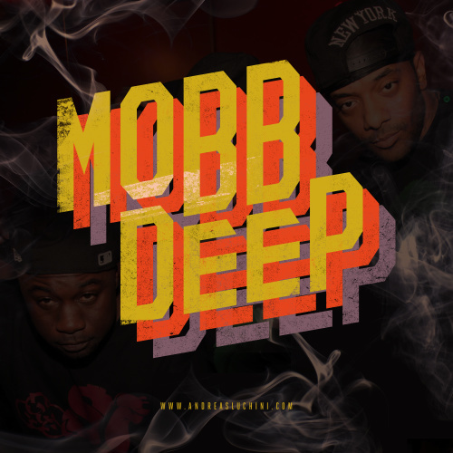 Mobb Deep #mobbdeep #hiphop #typography #branding