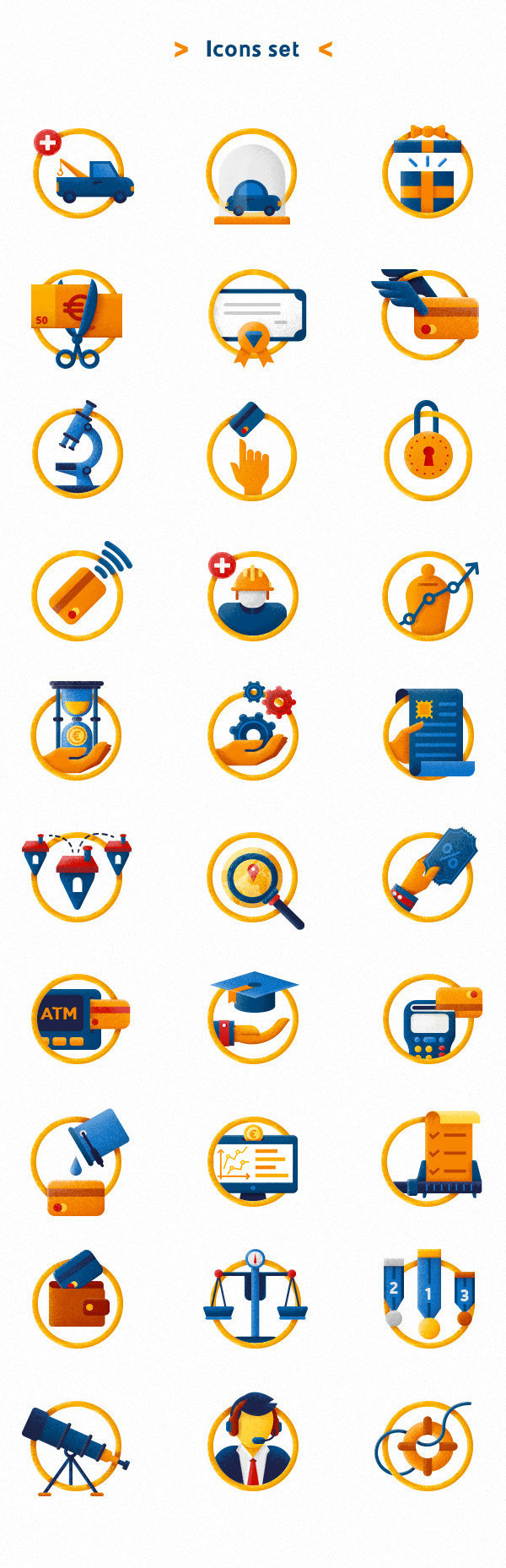 UBI Banca Restyling on Behance #icon #illustration #bank