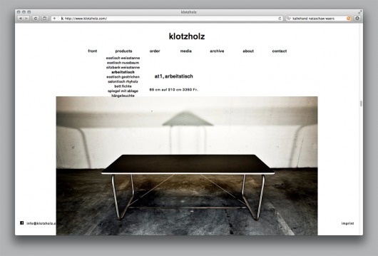 Bänziger Hug - Welcome / Bench.li #webdesign