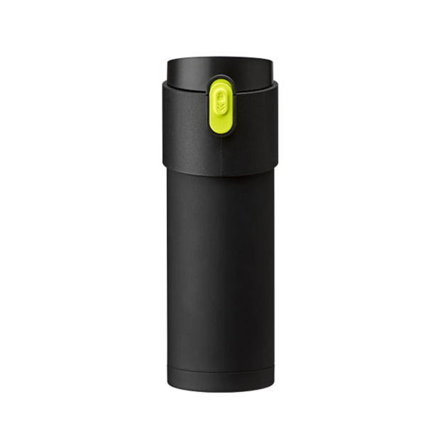 Prevent over-brewing with this portable tea tumbler.
