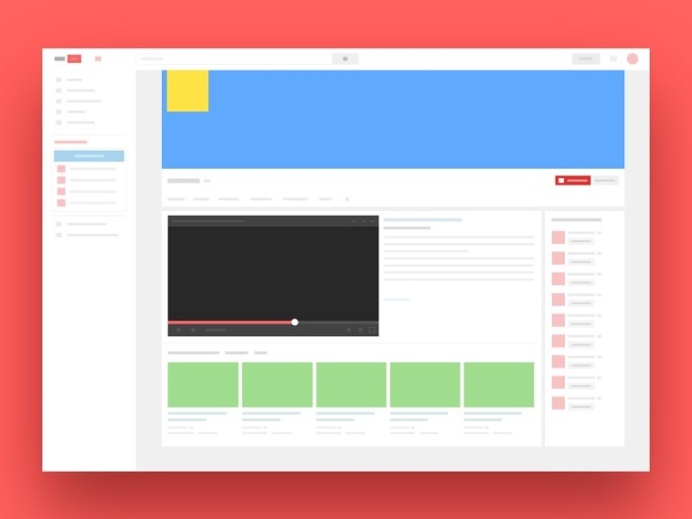 Free Youtube Channel Mockup PSD