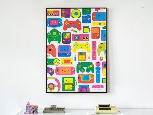 Love for Games 2011 edition | Flickr - Photo Sharing! #illustration #gaming #poster