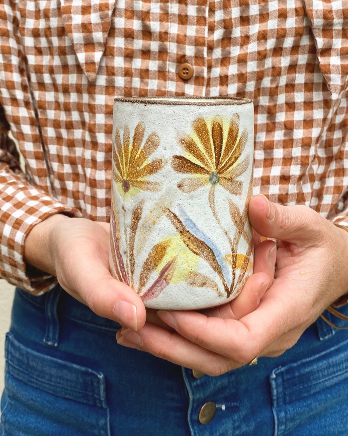 Tall Flower Field Cup – GoodKindWork