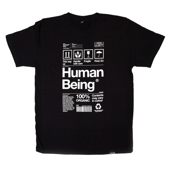 T-shirts design idea #64: Human Being T-Shirt #helvetica #tshirt