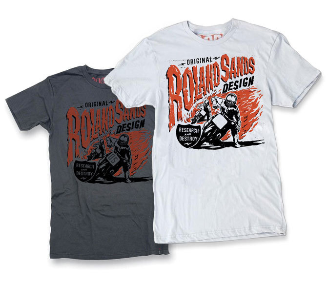 Teeshirt design for Roland Sands Design #apparel #roland #design #rsd #illustration #teeshirt #sands #california #motorcycle