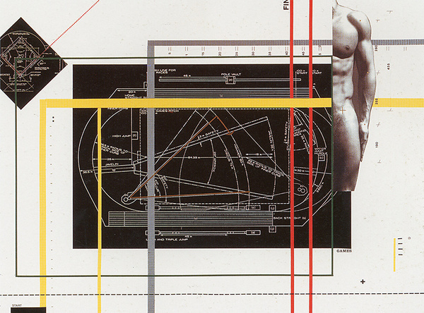 James Corner from "Taking Measures Across The American Landscape" #collage #architecture #vintage #landscape
