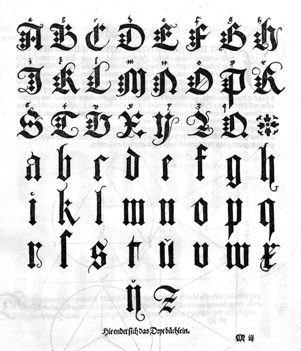 but does it float #letterform #blackletter #typography