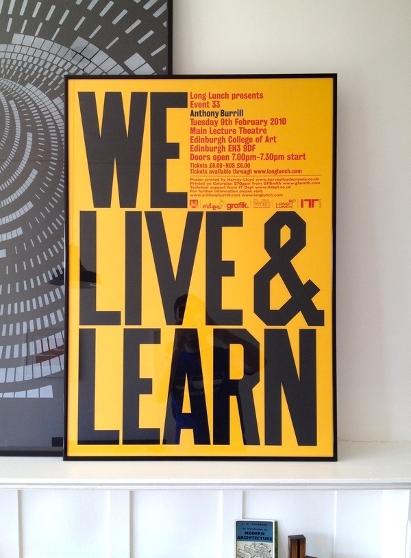 We live #design #graphic #quality #typography