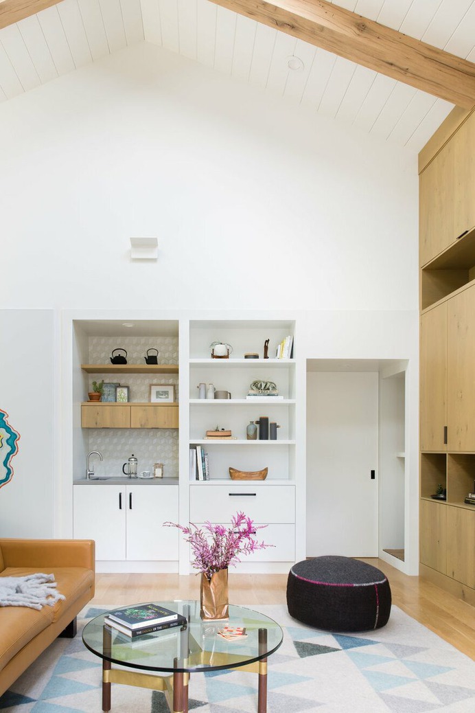 Designer Regan Baker crafts a fun and unconventional home for a creative couple and their cats