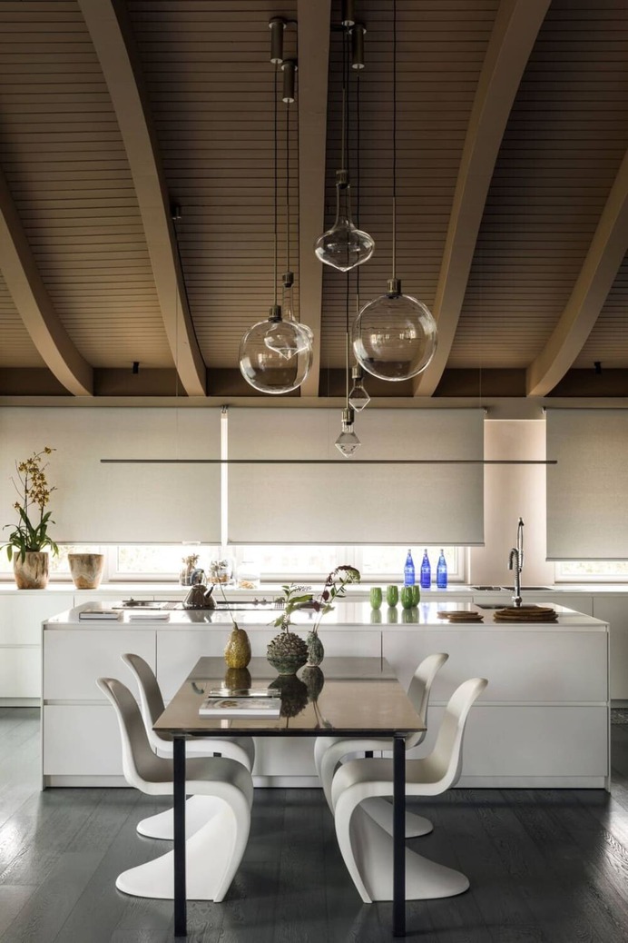 dining area, kitchen, Pelizzari Studio