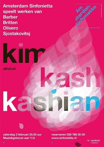 Amsterdam Sinfonietta - Studio Dumbar #design #graphic #dumbar #studio #poster