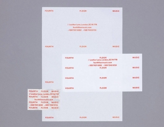 Fourth Floor Music | OK-RM #print #design #graphic