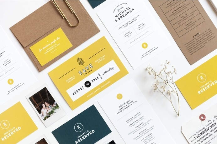 Michael & Breanna Wedding | Design by Rowan Made #stationary #wedding #branding #invitation