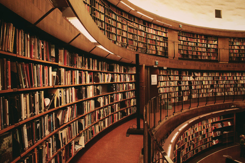 Stockholm Public Library #libraries #bookcases #interiors #architecture