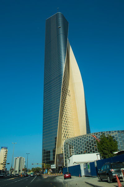 skyscraper on a clear day