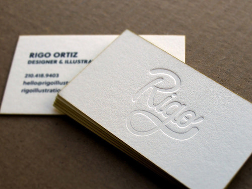 #letterpress #businesscard #print