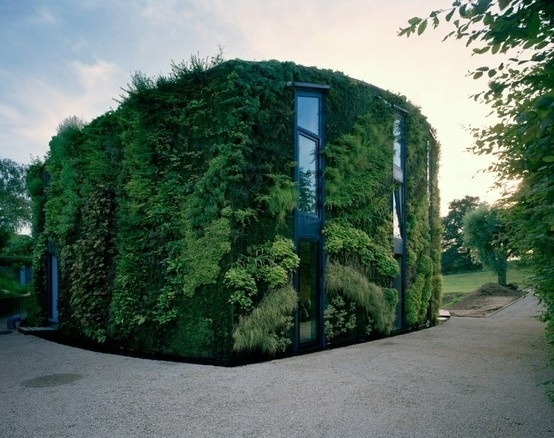 BRICK HOUSE #green #house #architecture #garden #plant